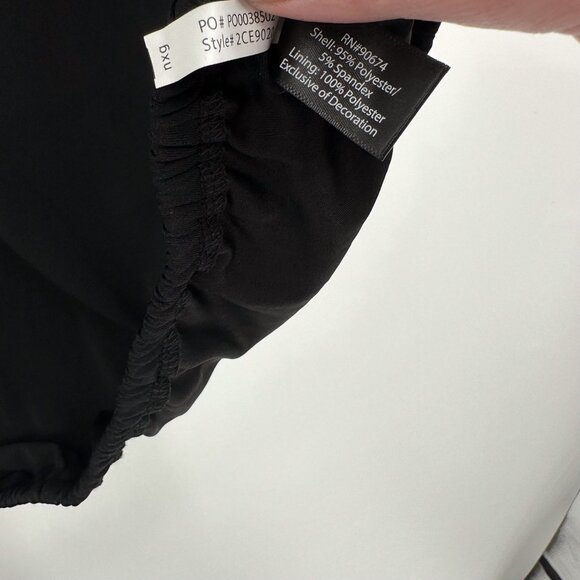 Boston Proper So Chic Chain Strap Blouson Tank Black Size Small - Picture 5 of 5